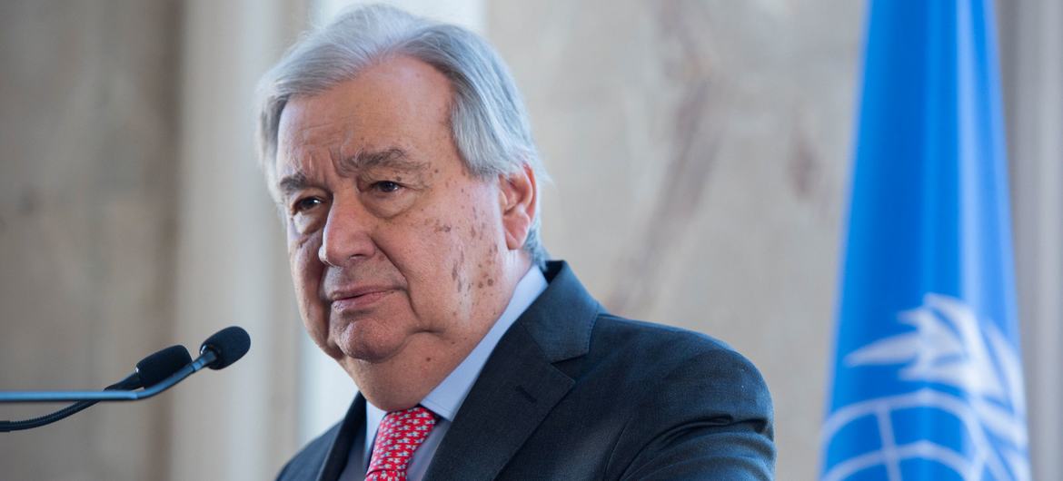 António Guterres pediu serviços essenciais e uma cobertura universal incluindo saúde sexual e reprodutiva para toda a vida