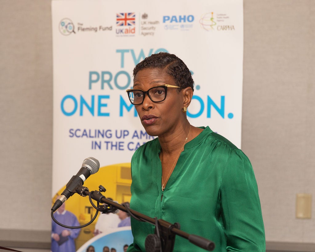 A Dra. Rhonda Sealey-Thomas, diretora assistente da Organização Pan-Americana da Saúde, observou a forte história da colaboração para enfrentar os desafios de saúde pública prementes.