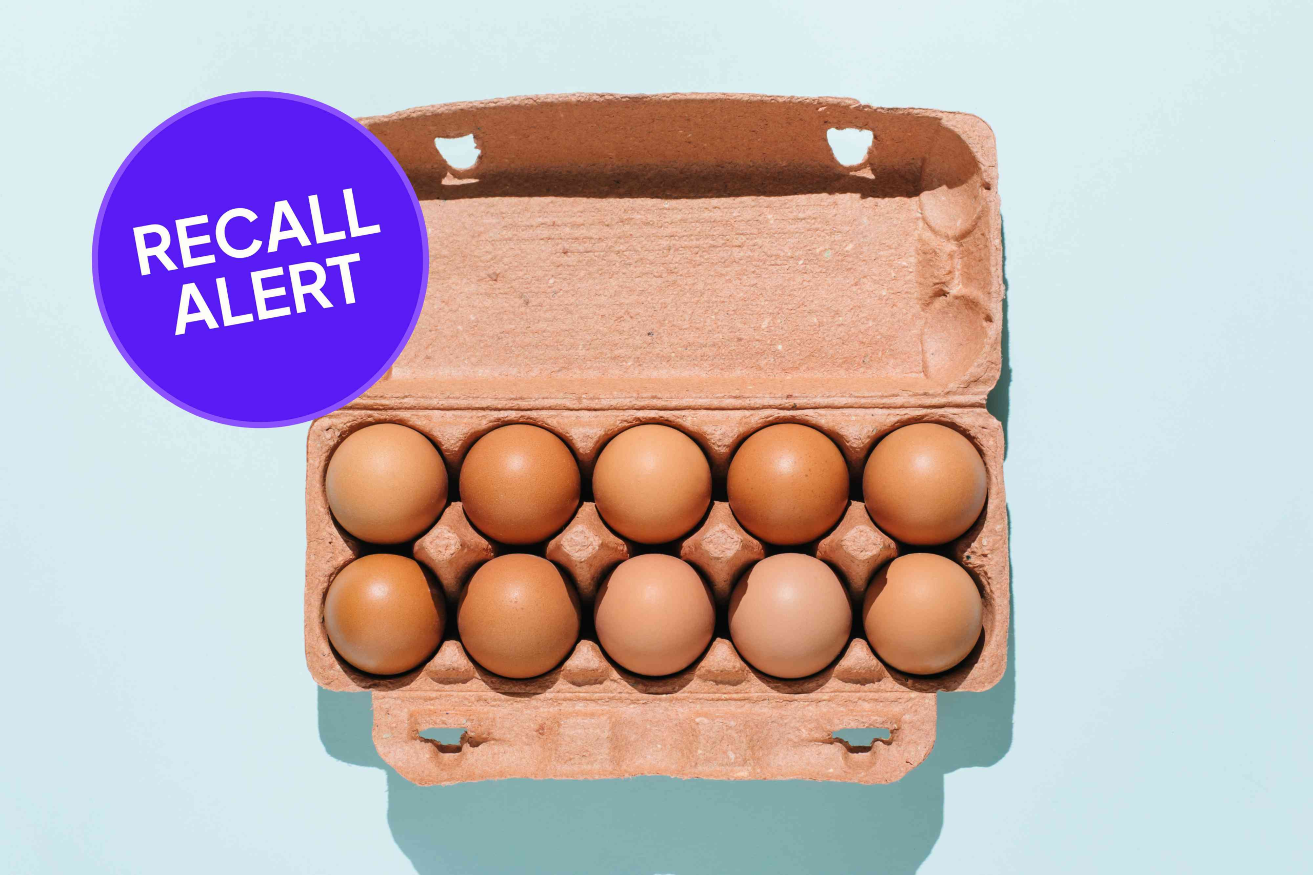 1,7 milhão de dezenas de ovos recordados em todo o país para o risco de Salmonella