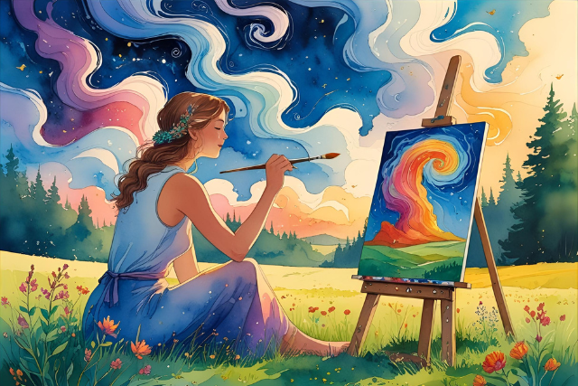 De Burnout a Bliss: A beleza da arte terapêutica