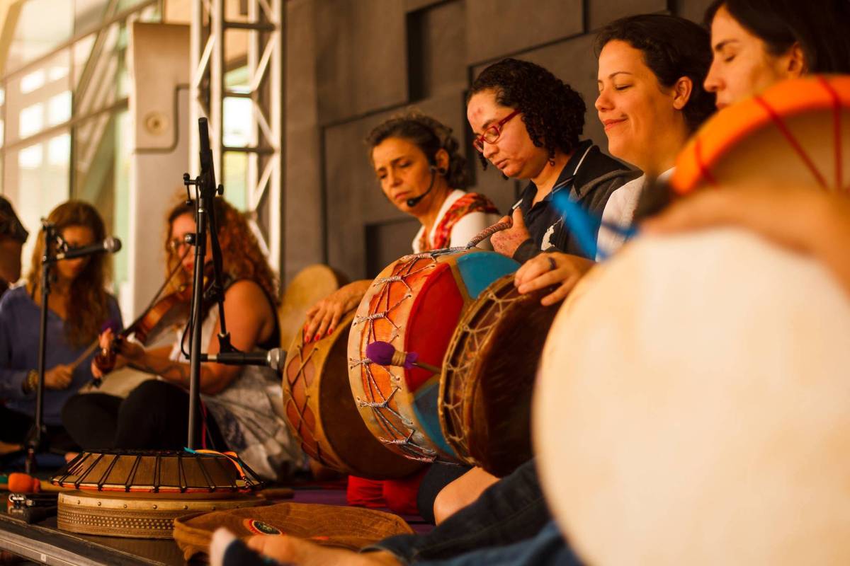 Meditação com tambores
