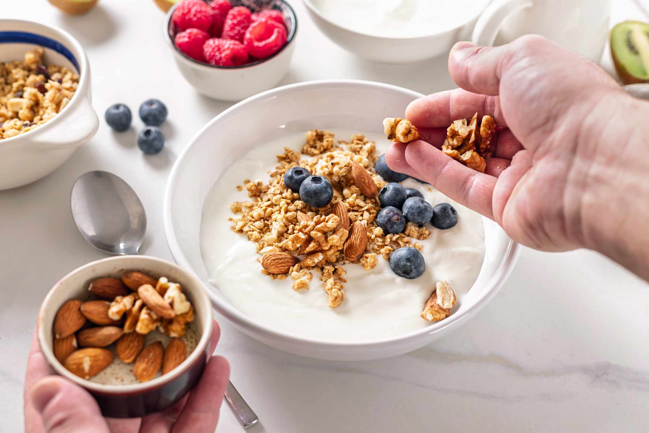 5 lanches com mais proteína que iogurte grego