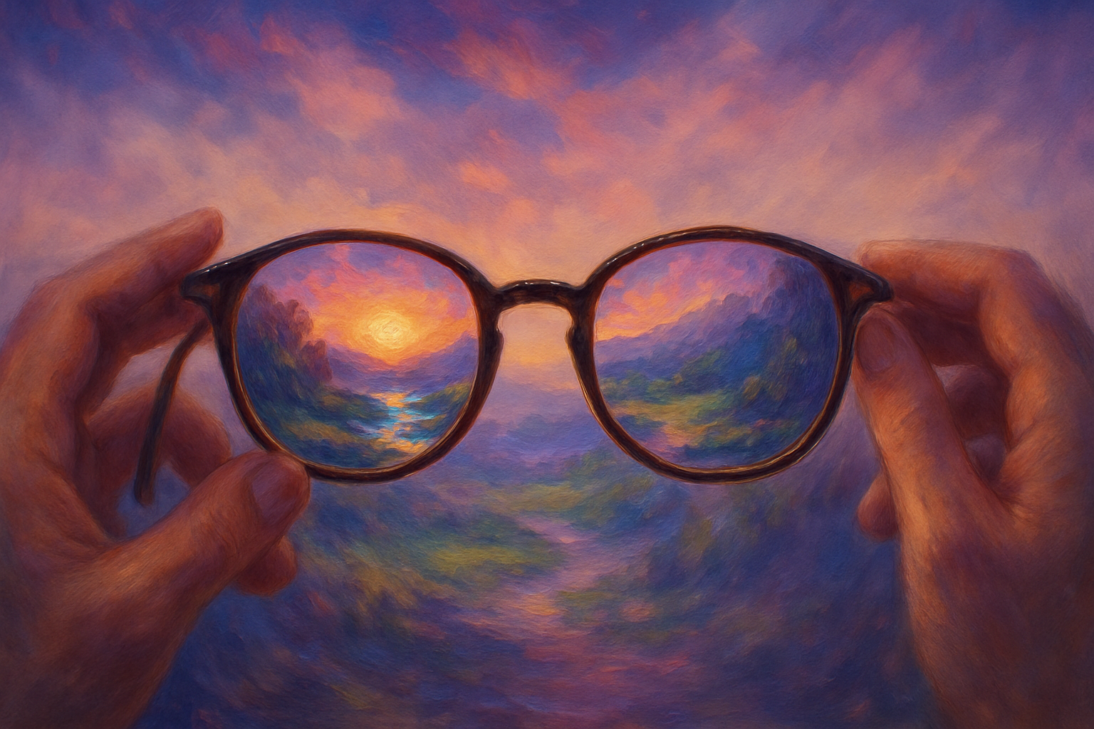 O que vejo claramente agora que não consigo ver claramente