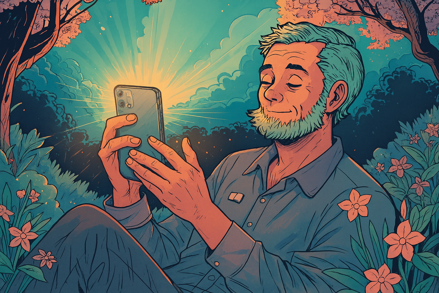 A terapia inesperada que encontrei no meu telefone