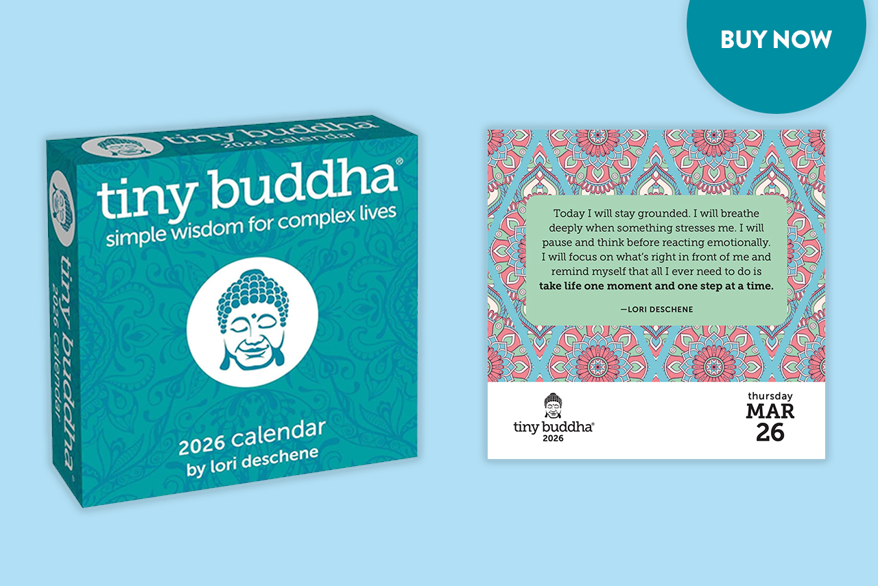 O calendário do Tiny Buddha 2026 está pronto para presentear nas festas de fim de ano!